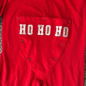 Never worn XS PINK onesie/long john sleepwear